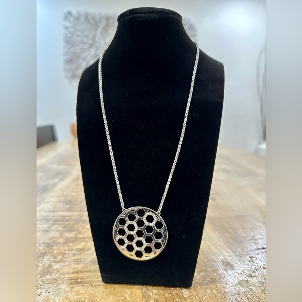 New Effy Honeycomb Medallion Necklace
